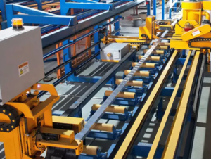 Extrator Automático de Perfis de Aluminio - SLX - Emmetals